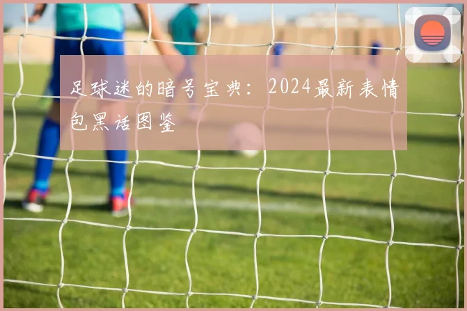 足球迷的暗号宝典：2024最新表情包黑话图鉴